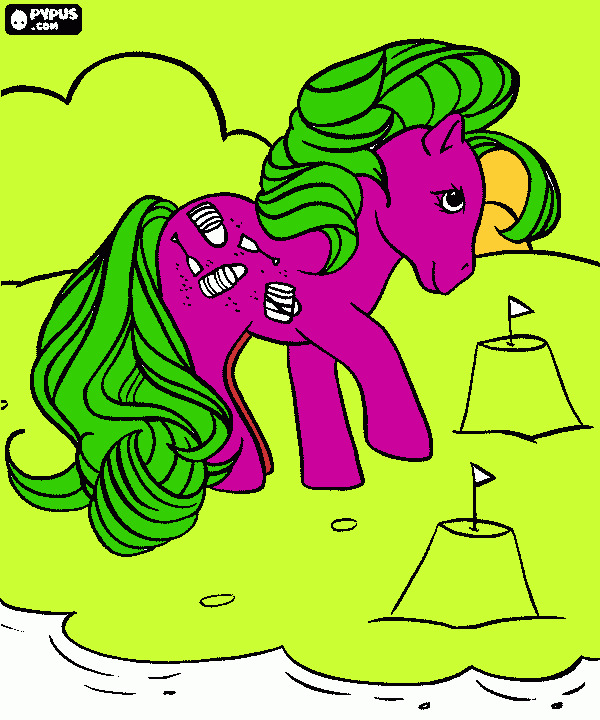 kolorowanka KONIK PONY E