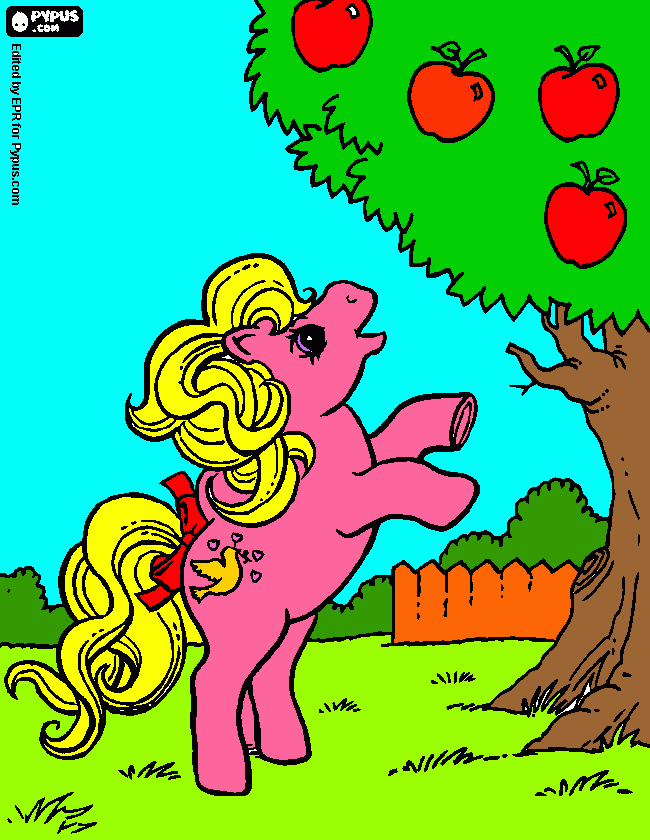 kolorowanka konik pony