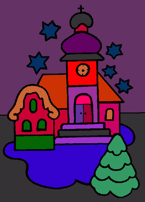kolorowanka KOSCIOL