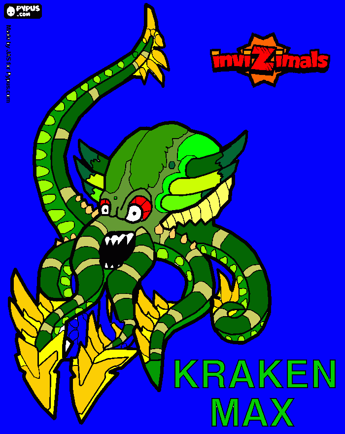 kolorowanka kraken