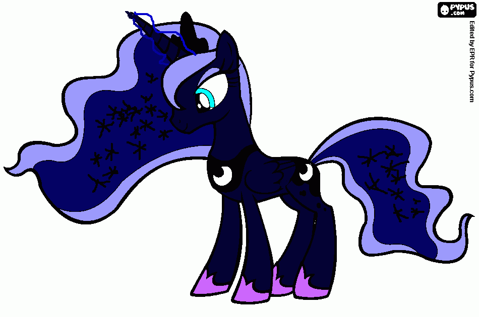 kolorowanka księżniczka Loona