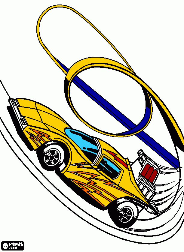kolorowanka Kuba hot wheels