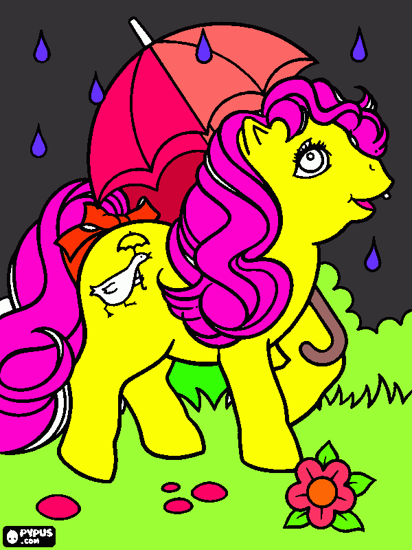 kolorowanka kucyk my little pony