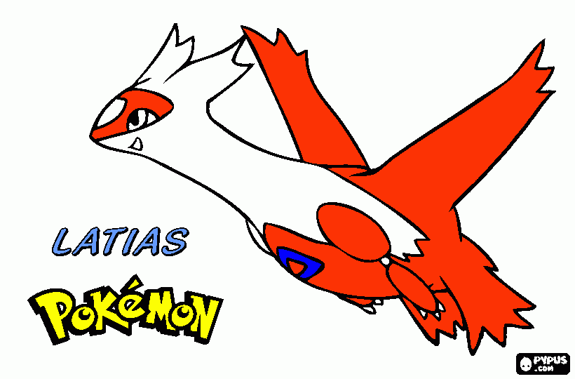 kolorowanka latias