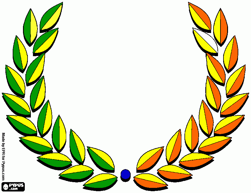 kolorowanka laur