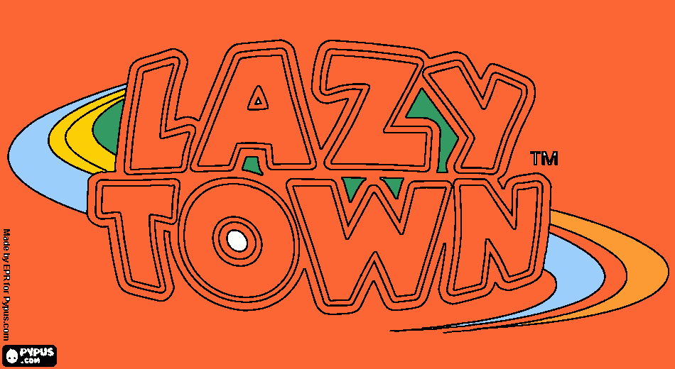 kolorowanka lazy town