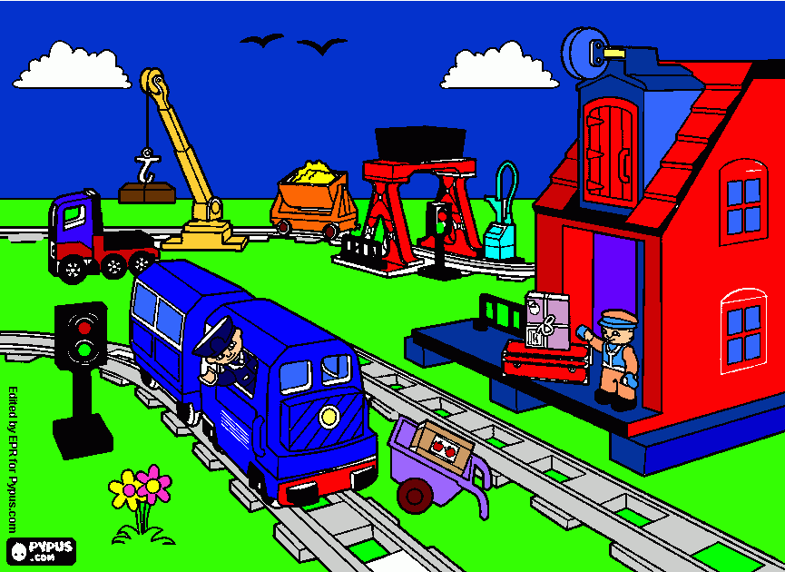 kolorowanka lego duplo