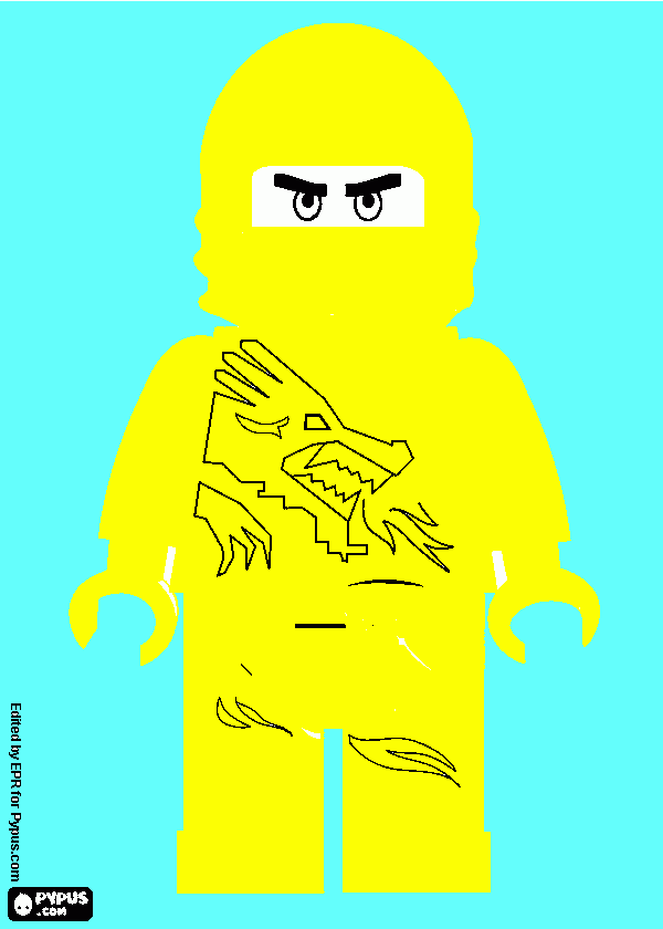 kolorowanka lego niniago