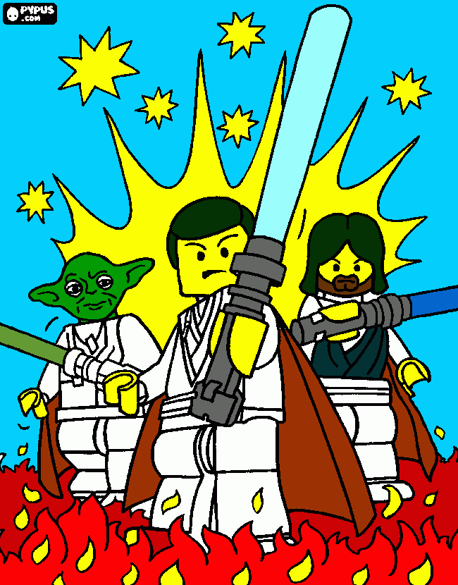 kolorowanka lego sar wars - konkurs