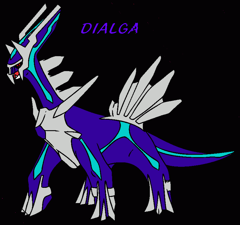 kolorowanka Legędarny pokemon dialga