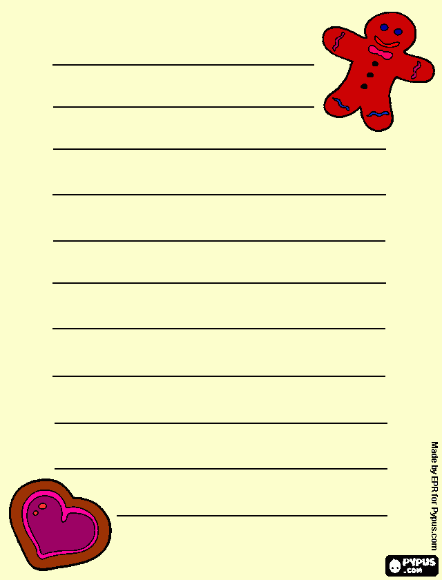 kolorowanka List do Swiętego Mikołaja !!!