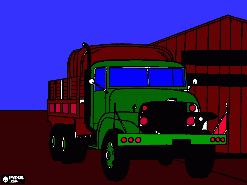 kolorowanka lkw