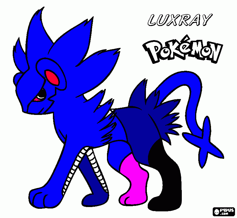 kolorowanka Luxray