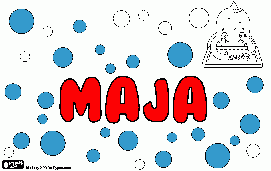 kolorowanka maja