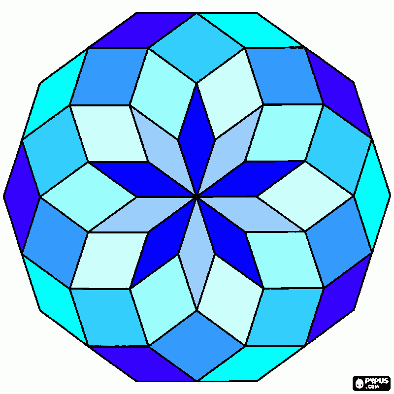 kolorowanka Mandala Kraina Lodu 