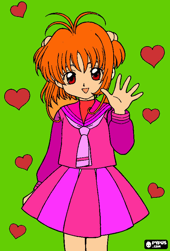 kolorowanka Manga