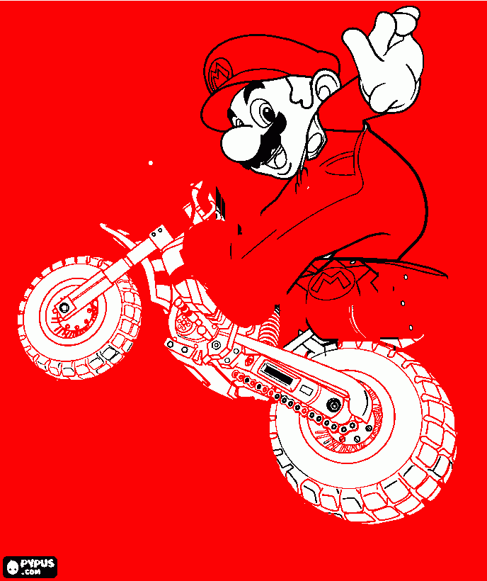 kolorowanka mario kart