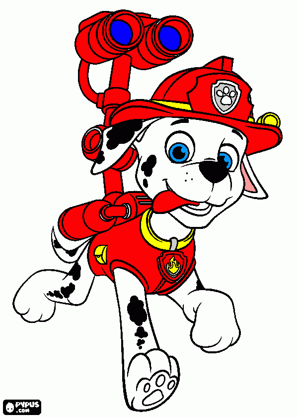 kolorowanka Marshall