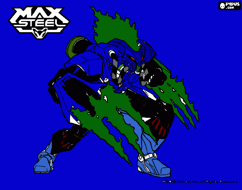 kolorowanka max steel 2
