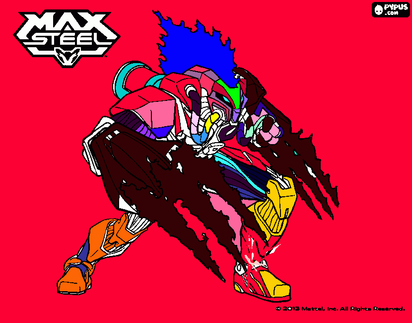 kolorowanka Max Steel