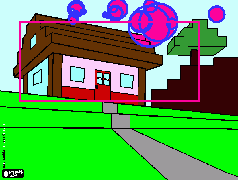 kolorowanka minecraft kuba