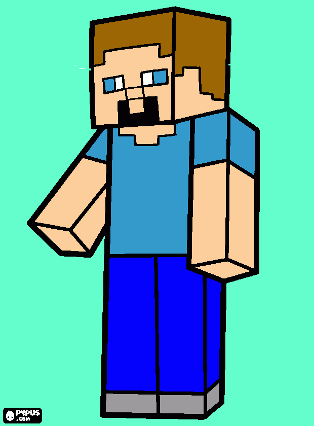 kolorowanka minekraft