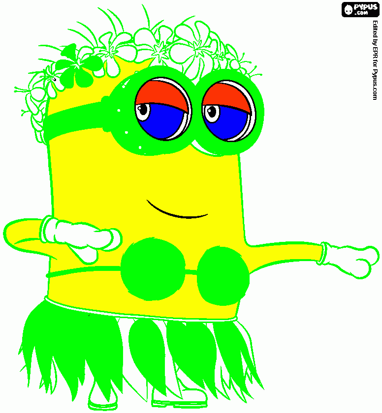 kolorowanka Minionka