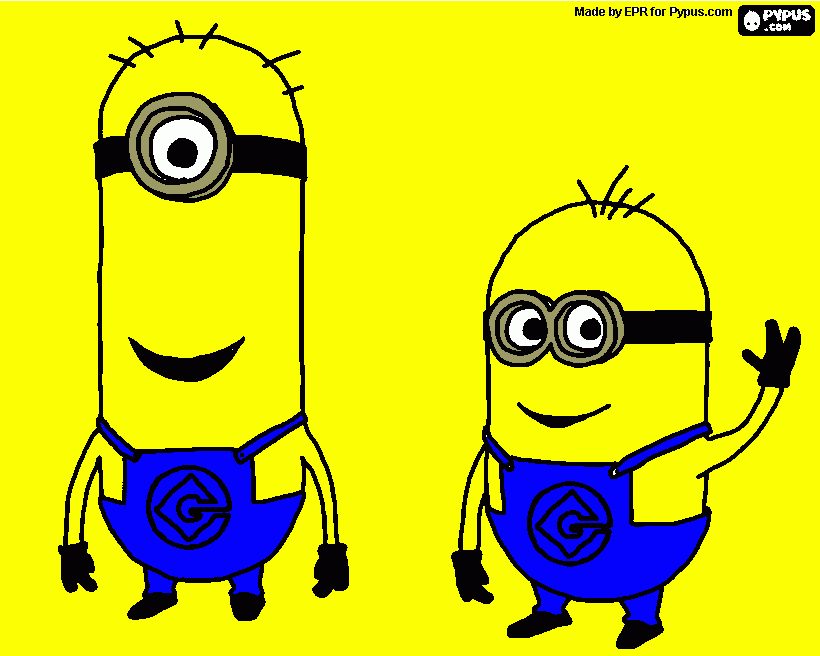 kolorowanka minionki 2
