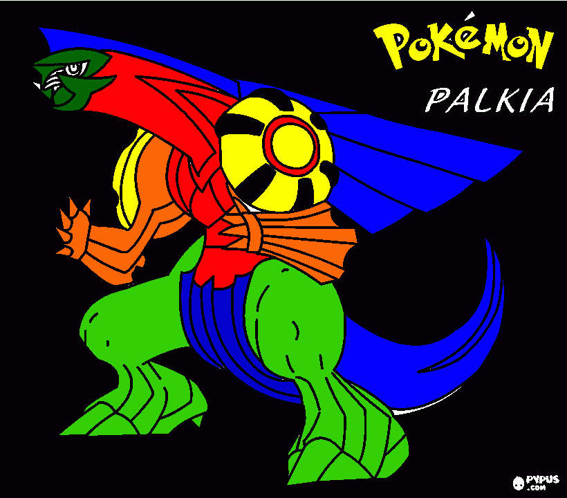kolorowanka mocny pokemon