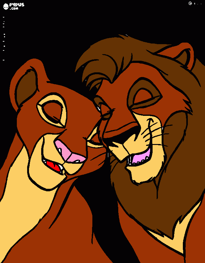 kolorowanka Mohatu and Malaika