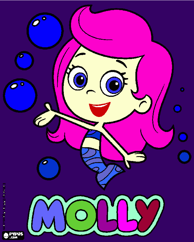 kolorowanka molly rysunek Leny