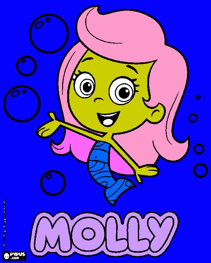 kolorowanka molly