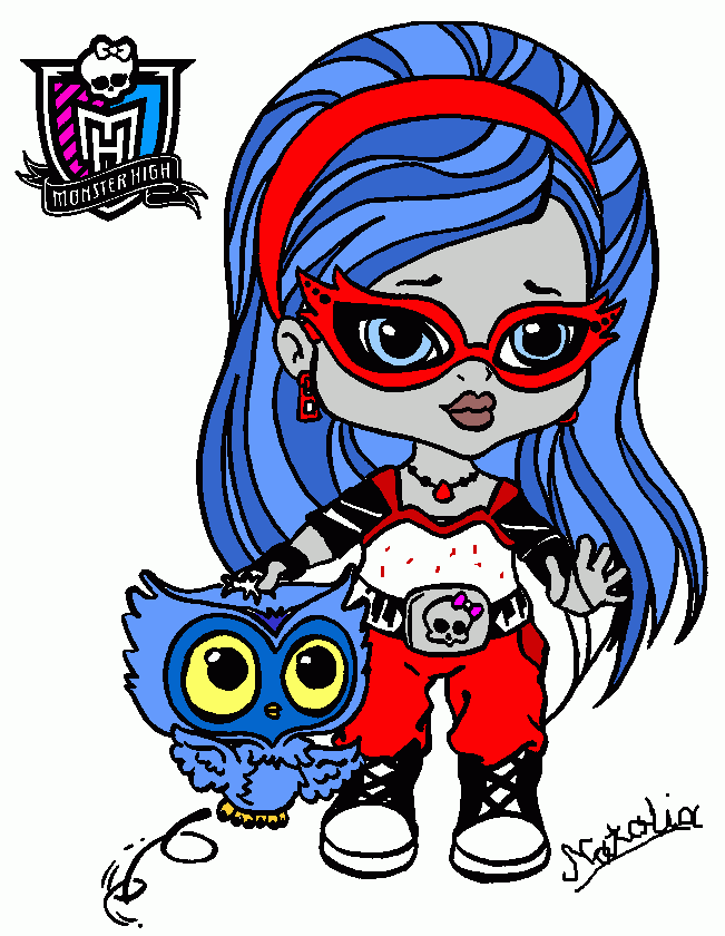 kolorowanka Monster High upiory z klasą