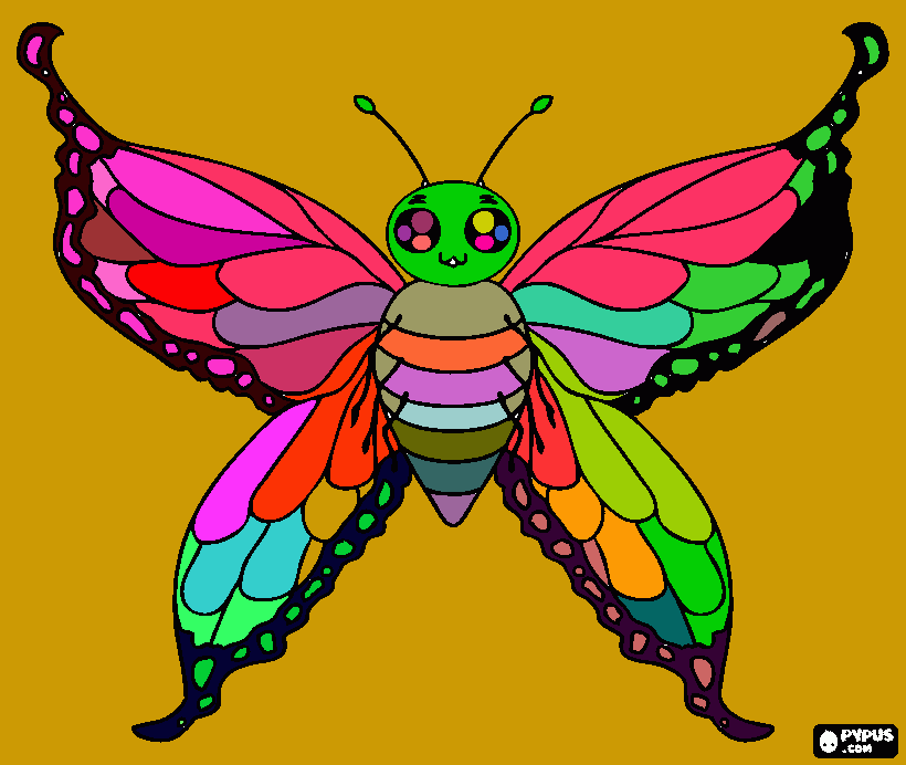 kolorowanka Motyl _1