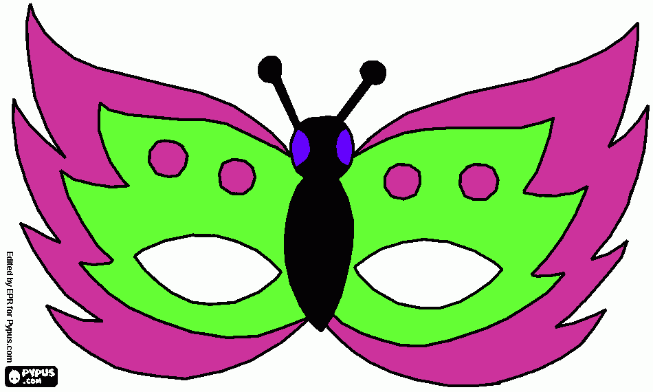kolorowanka motyl