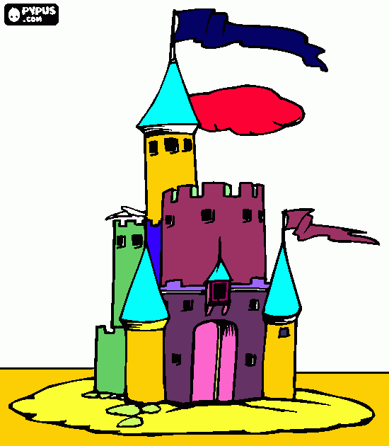 kolorowanka mój zamek