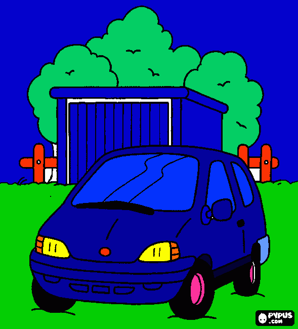 kolorowanka nasze auto