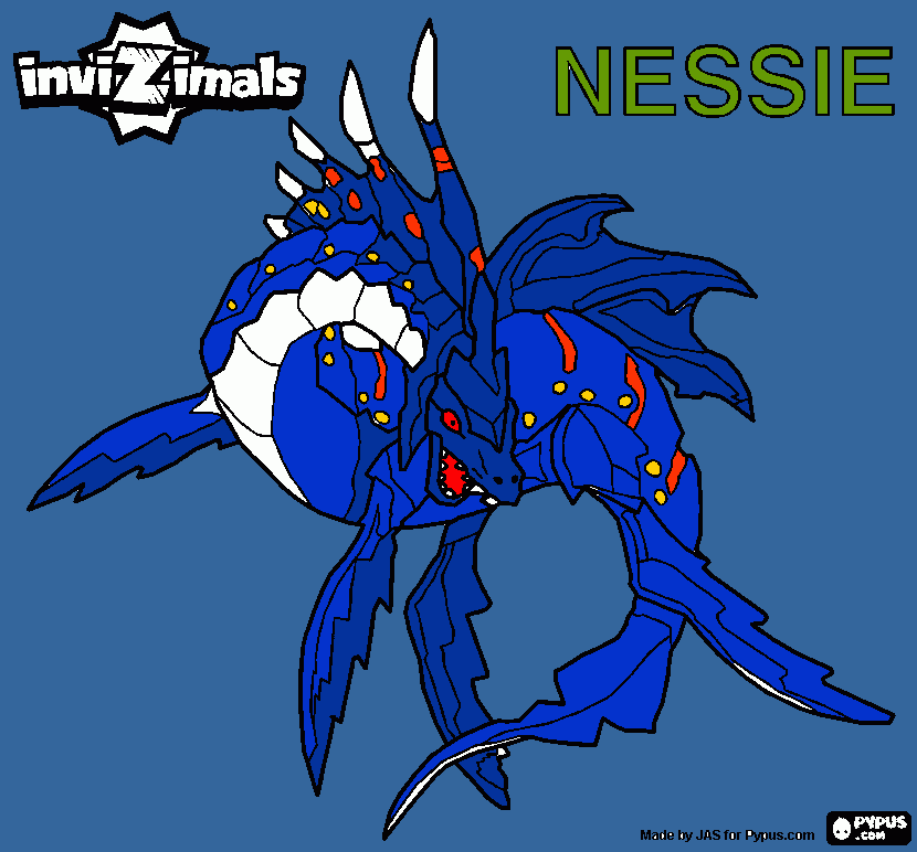 kolorowanka NESSIE