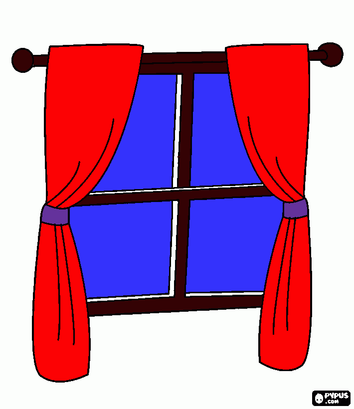 kolorowanka Okno