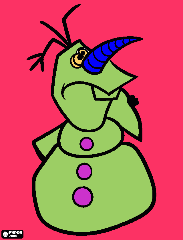 kolorowanka OLAF