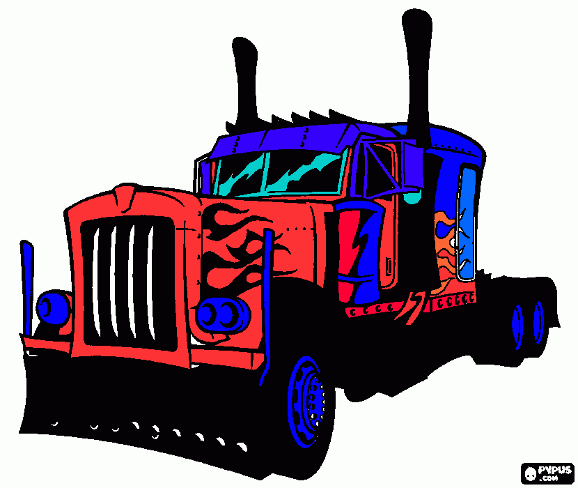 kolorowanka Optimus