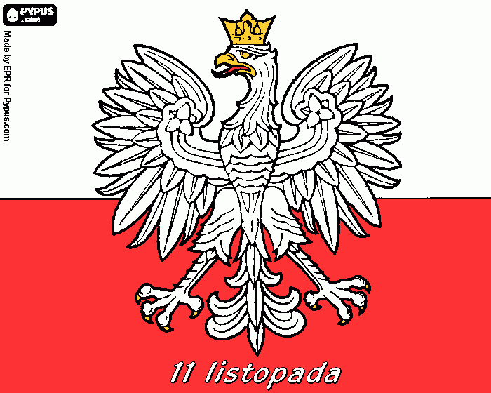 Szablon Orzeł Biały Do Wydruku Godło Polski kolorowanka, orzeł biały, herby polskich miast, malowanki