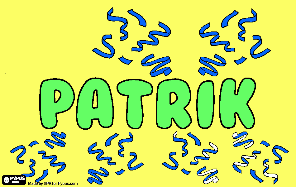kolorowanka patrik