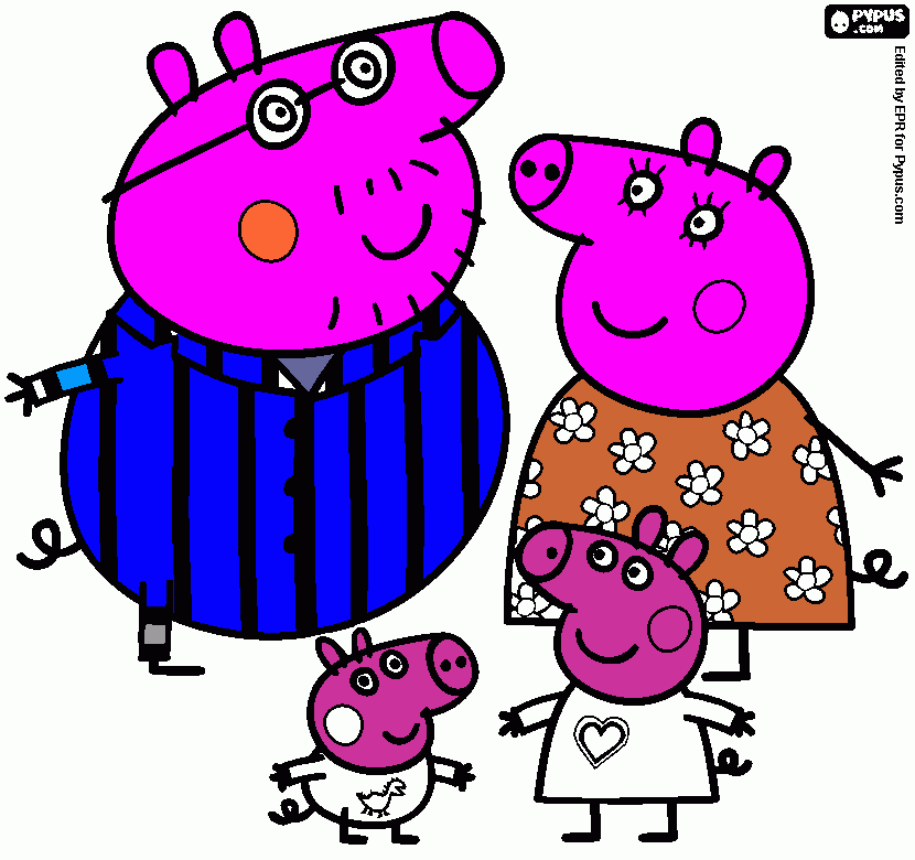 kolorowanka Peppa od Kasi