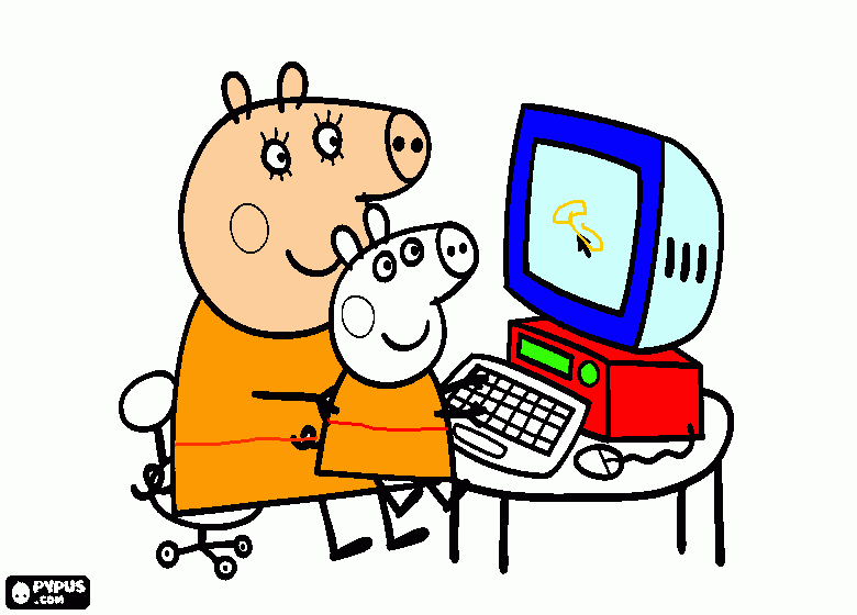 kolorowanka peppa