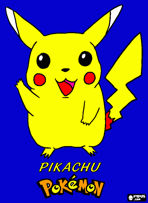 kolorowanka PIKACHU! :)