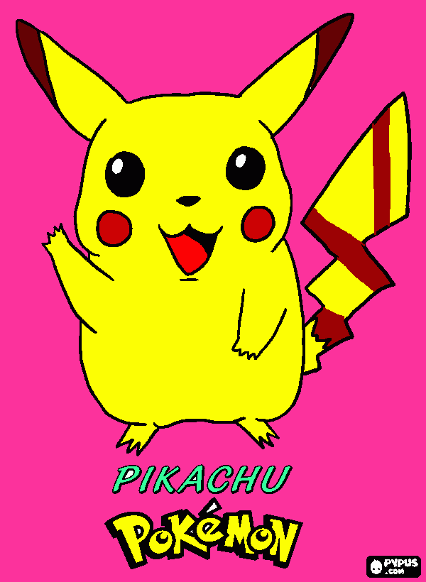 kolorowanka pikachu!