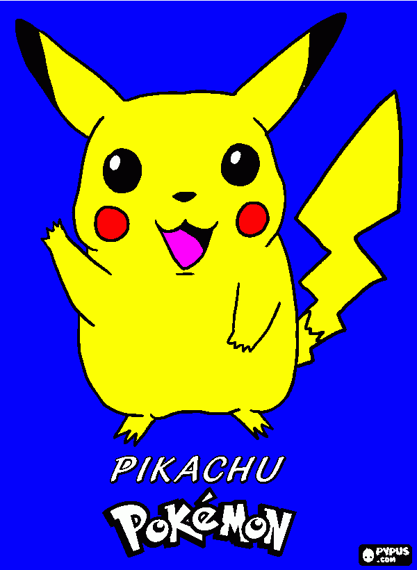 kolorowanka Pikachu Tymka