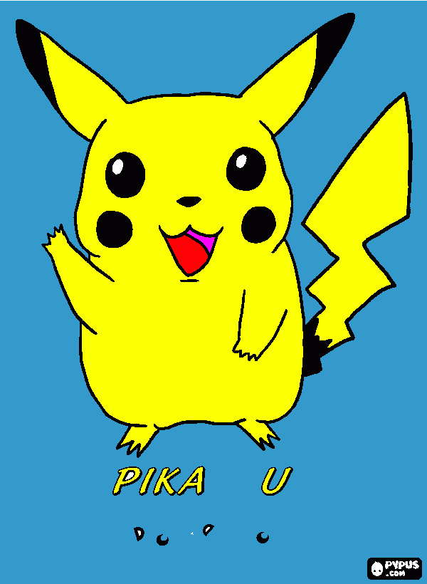 kolorowanka pikahu
