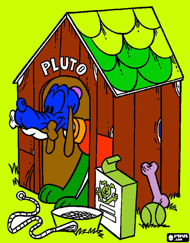 kolorowanka pluto